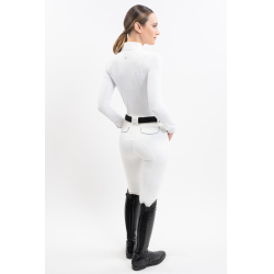 Turnierpolo Harcour Coco Damen Weiß Wei&szlig;