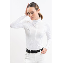Turnierpolo Harcour Coco Damen Weiß Wei&szlig;