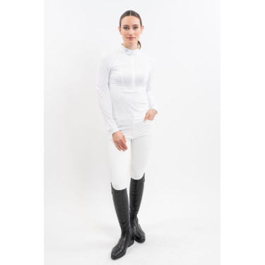 Turnierpolo Harcour Stella Damen Weiß Wei&amp;amp;amp;amp;amp;szlig;