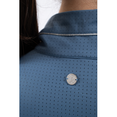 Damen Poloshirt Harcour Breezi Stahlblau Damen Poloshirt Harcour Breezi Stahlblau