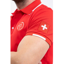 Polo Harcour Dranse Herren Swiss Equestrian Friends Rot