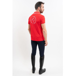 Polo Harcour Dranse Herren Swiss Equestrian Friends Rot