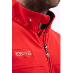 Harcour Menthue Unisex-Jacke Swiss Equestrian Friends Rot