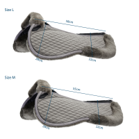 Stübben Stoßdämpfer Lammfell Streamline Grau