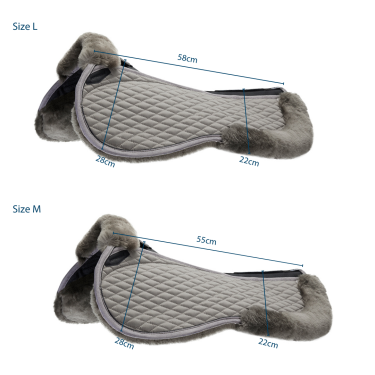 Stübben Stoßdämpfer Lammfell Streamline Grau