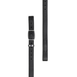 Stübben Luxe Mono Steigbügelriemen Breite 1" doppelt genäht Schwarz