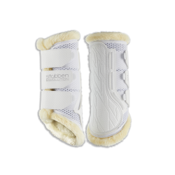 Stübben Airflow Trainingsgamaschen mit synthetischem Lammfell Weiß Wei&amp;amp;amp;amp;amp;szlig;