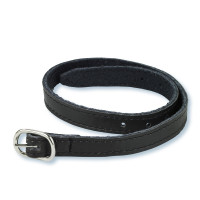 Stübben Sporenriemen Leder Schwarz / schwarz