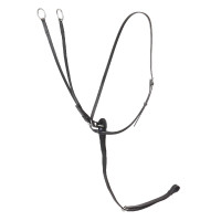 Martingal Stübben mit Ringen Schwarz