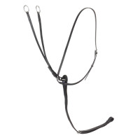 Martingal Stübben mit Ringen Schwarz