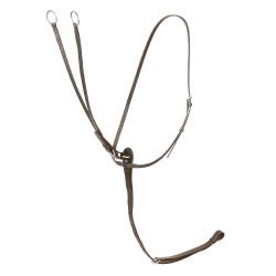 Martingal Stübben mit Ringen Ebenholz