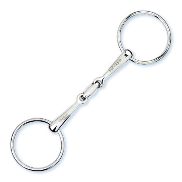 Stübben 2221 Easy Control D-Ring Gebiss mit 2 Ringen, 16 mm Mundstück