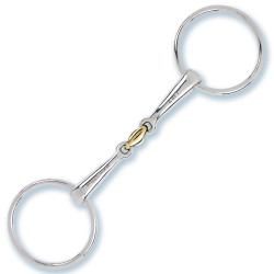 Stübben 2-Ring-Gebiss 2233 2 in 1, Mundstück 16 mm