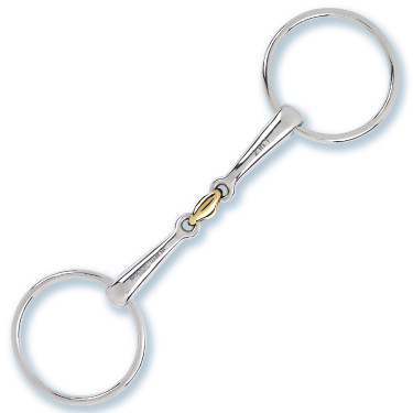 Stübben 2-Ring-Gebiss 2233 2 in 1, Mundstück 16 mm