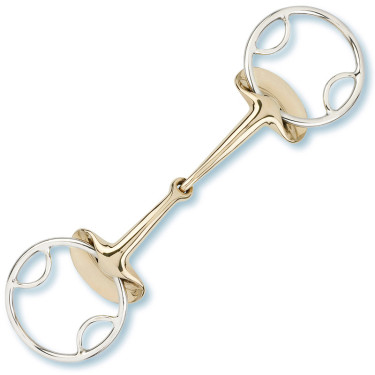 Stübben Trense 2263 Goldflügel 4-in-1 Mundstück 14 mm