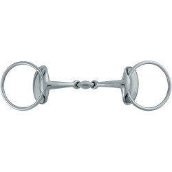 Stübben Gebiss 2462 2 Ringe Argant-Flügel 14 mm Mundstück