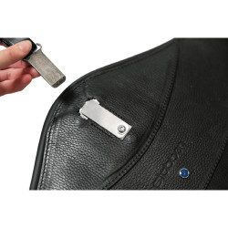 Stübben Pro-Jump Safety Bauchlatz-Gurt Schwarz