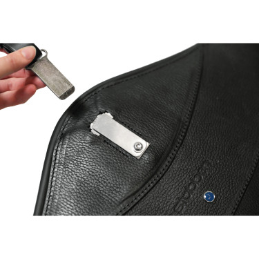 Stübben Pro-Jump Safety Bauchlatz-Gurt Schwarz