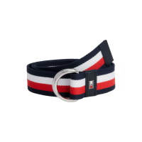 Tommy Hilfiger Equestrian Global Stripe Herrengürtel Marineblau