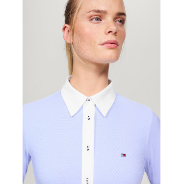 Tommy Hilfiger Equestrian Essex Stretch Oxford Langarmhemd Damen Tommy Hilfiger Equestrian Essex Stretch Oxford Langarmhemd Damen