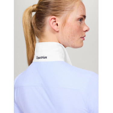 Tommy Hilfiger Equestrian Essex Stretch Oxford Langarmhemd Damen Tommy Hilfiger Equestrian Essex Stretch Oxford Langarmhemd Damen