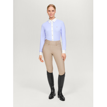Tommy Hilfiger Equestrian Essex Stretch Oxford Langarmhemd Damen Tommy Hilfiger Equestrian Essex Stretch Oxford Langarmhemd Damen
