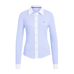Tommy Hilfiger Equestrian Essex Stretch Oxford Langarmhemd Damen