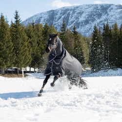Außendecke Georgina B Vertigo mit abnehmbarem Halsteil 250 g Marineblau