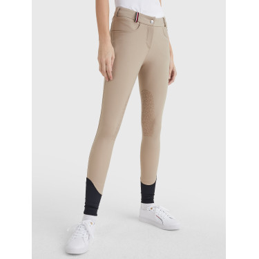 Tommy Hilfiger Equestrian Classic Damenreithose mit Kniegrip Beige Tommy Hilfiger Equestrian Classic Damenreithose mit Kniegrip Beige