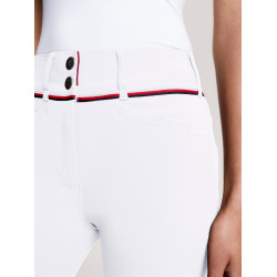 Tommy Hilfiger Equestrian Geneva Damenreithose mit Kniegrip Weiß Wei&amp;amp;amp;amp;amp;szlig;