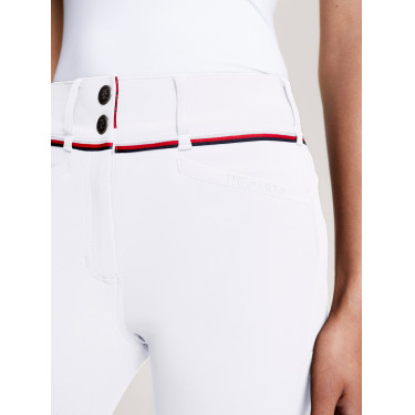 Tommy Hilfiger Equestrian Geneva Damenreithose mit Kniegrip Weiß Wei&amp;amp;amp;amp;amp;szlig;