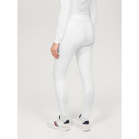 Tommy Hilfiger Equestrian Helena Damenreithose mit Kniebesatz Weiß Weiß