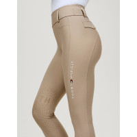 Tommy Hilfiger Equestrian Highland Hybrid Damenreithose mit Kniebesatz Beige Saison