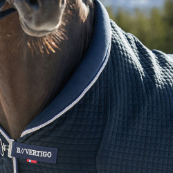 Theo Thermo-Decke B Vertigo Marineblau