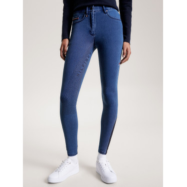 Tommy Hilfiger Equestrian Queens Denim Damenreithose mit Vollbesatz Tommy Hilfiger Equestrian Queens Denim Damenreithose mit Vollbesatz
