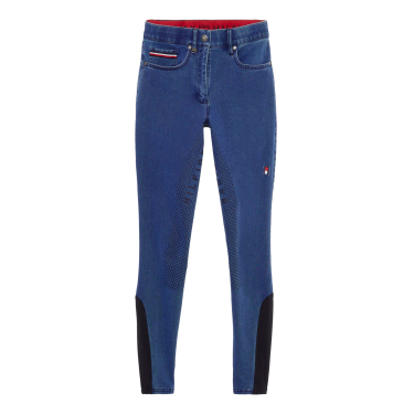 Tommy Hilfiger Equestrian Queens Denim Damenreithose mit Vollbesatz Tommy Hilfiger Equestrian Queens Denim Damenreithose mit Vollbesatz