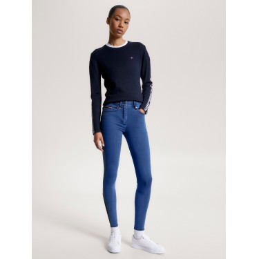 Tommy Hilfiger Equestrian Queens Denim Damenreithose mit Kniegrip Tommy Hilfiger Equestrian Queens Denim Damenreithose mit Kniegrip