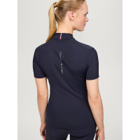 Tommy Hilfiger Equestrian Genoa Damen-Trainingspolo Marineblau Tommy Hilfiger Equestrian Genoa Damen-Trainingspolo Marineblau