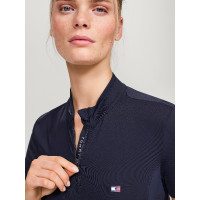 Tommy Hilfiger Equestrian Genoa Damen-Trainingspolo Marineblau Tommy Hilfiger Equestrian Genoa Damen-Trainingspolo Marineblau