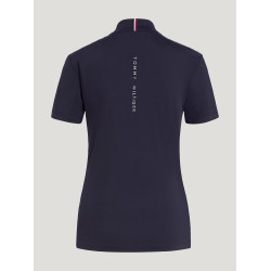 Tommy Hilfiger Equestrian Genoa Damen-Trainingspolo Marineblau Tommy Hilfiger Equestrian Genoa Damen-Trainingspolo Marineblau