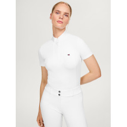 Turniershirt Tommy Hilfiger Equestrian Avon Damen Kurzarm Weiß Weiß Turniershirt Tommy Hilfiger Equestrian Avon Damen Kurzarm Weiß Weiß