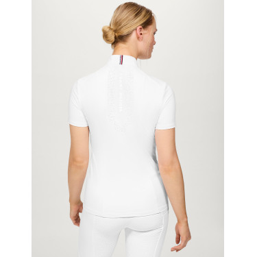 Turniershirt Tommy Hilfiger Equestrian Avon Damen Kurzarm Weiß Weiß Turniershirt Tommy Hilfiger Equestrian Avon Damen Kurzarm Weiß Weiß