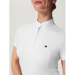 Turniershirt Tommy Hilfiger Equestrian Avon Damen Kurzarm Weiß Weiß Turniershirt Tommy Hilfiger Equestrian Avon Damen Kurzarm Weiß Weiß