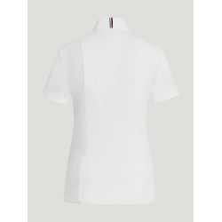 Turniershirt Tommy Hilfiger Equestrian Avon Damen Kurzarm Weiß Weiß Turniershirt Tommy Hilfiger Equestrian Avon Damen Kurzarm Weiß Weiß