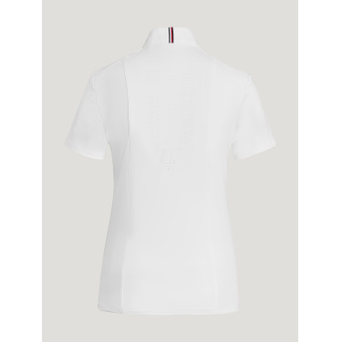 Turniershirt Tommy Hilfiger Equestrian Avon Damen Kurzarm Weiß Weiß Turniershirt Tommy Hilfiger Equestrian Avon Damen Kurzarm Weiß Weiß