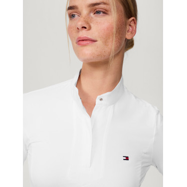 Turnierpolo Tommy Hilfiger Equestrian Avon Langarm Damen Turnierpolo Tommy Hilfiger Equestrian Avon Langarm Damen