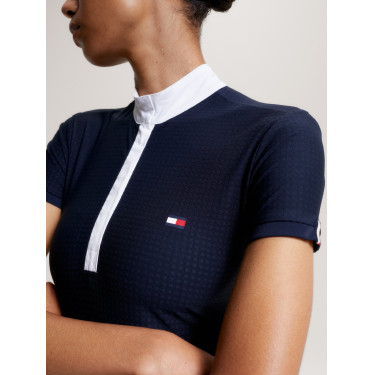Turnierpolo Tommy Hilfiger Equestrian Chelsea Cooling Kurzarm Damen Turnierpolo Tommy Hilfiger Equestrian Chelsea Cooling Kurzarm Damen