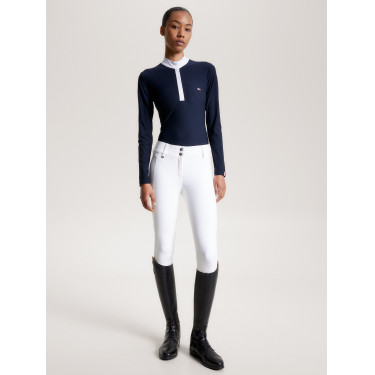 Turnierpolo Tommy Hilfiger Equestrian Chelsea Cooling Damen Langarm Turnierpolo Tommy Hilfiger Equestrian Chelsea Cooling Damen Langarm