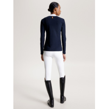 Turnierpolo Tommy Hilfiger Equestrian Chelsea Cooling Damen Langarm Turnierpolo Tommy Hilfiger Equestrian Chelsea Cooling Damen Langarm