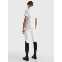Tommy Hilfiger Equestrian Fresh Air Performance Kurzarm-Turnierpolo für Herren Weiß Weiß Tommy Hilfiger Equestrian Fresh Air Performance Kurzarm-Turnierpolo für Herren Weiß Weiß